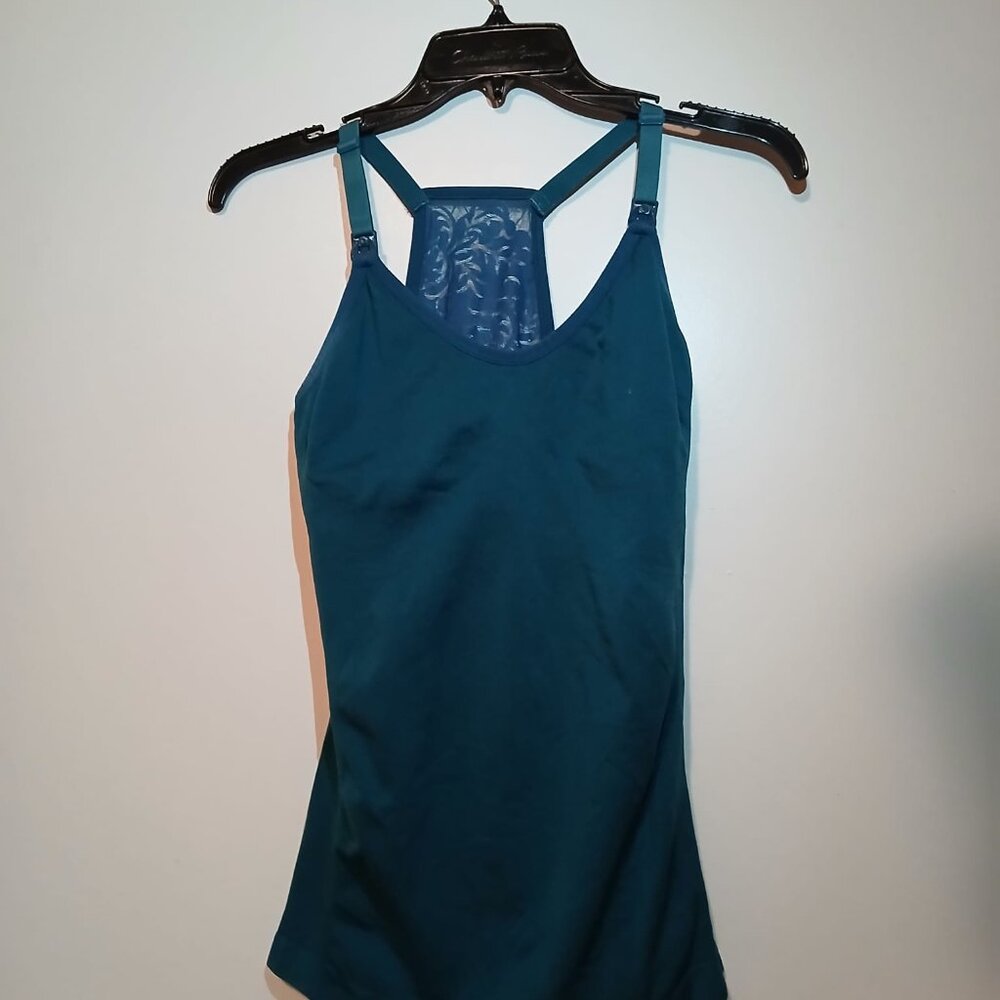 Blue Nursing tank top size small